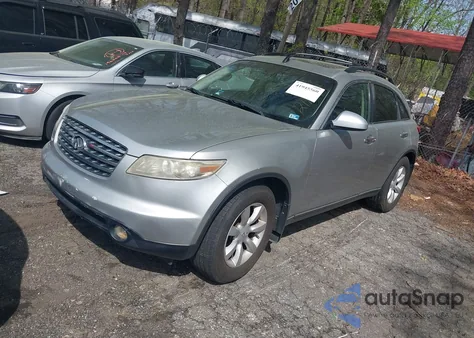 2005 Infiniti Fx35 z USA, uszkodzony, nr VIN JNRAS08WX5X219232